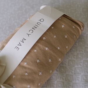 Quincy Mae Bamboo Baby Blanket with White Cross